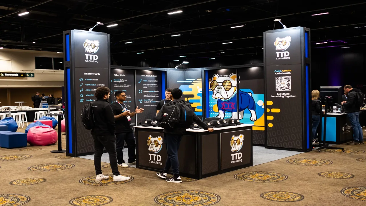 TTD team group photo at the stand