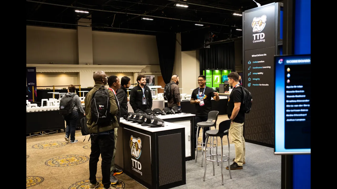 TTD team group photo at the stand