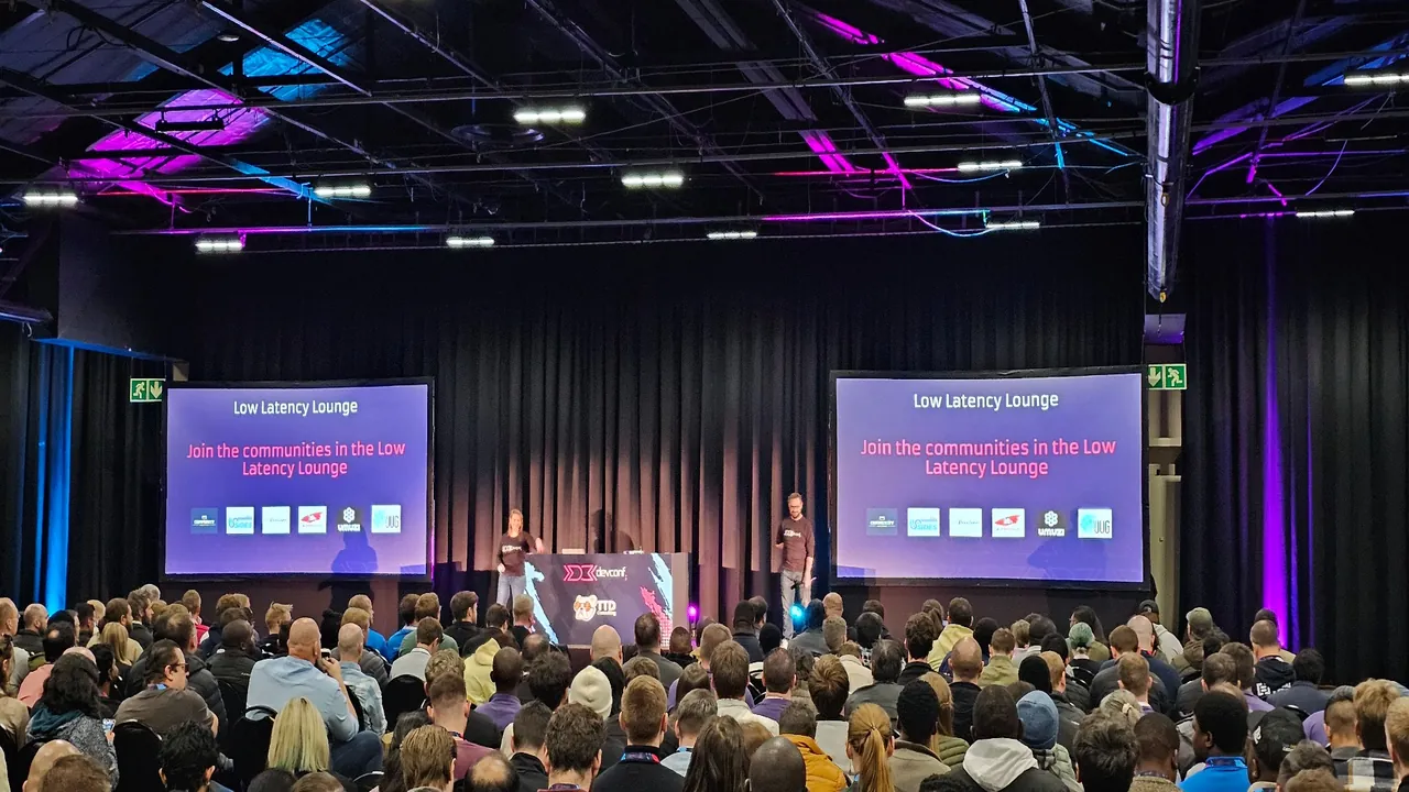 Cap giveaway at DevConf